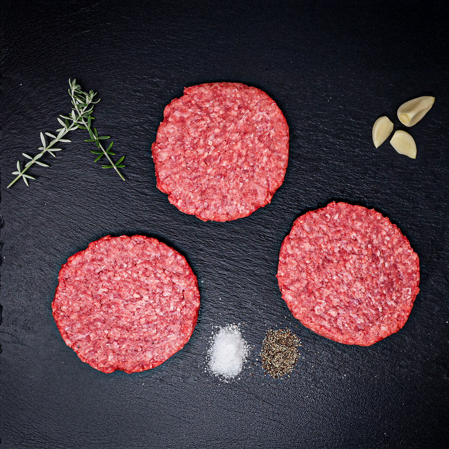 Burger Patties Akaushi Wagyu Beef Hook and Cleaver Ranch