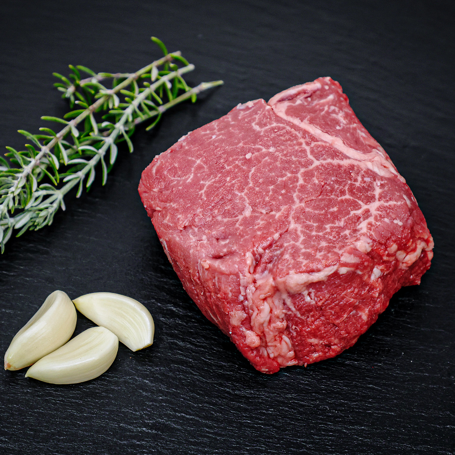 Filet Mignon Steak Akaushi Wagyu Beef Hook and Cleaver Ranch