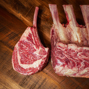 Prime Rib Roast Akaushi Wagyu prime rib from Hook and Cleaver