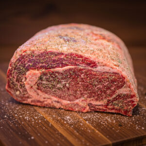 Prime Rib Roast Boneless Akaushi Wagyu prime rib from Hook and Cleaver