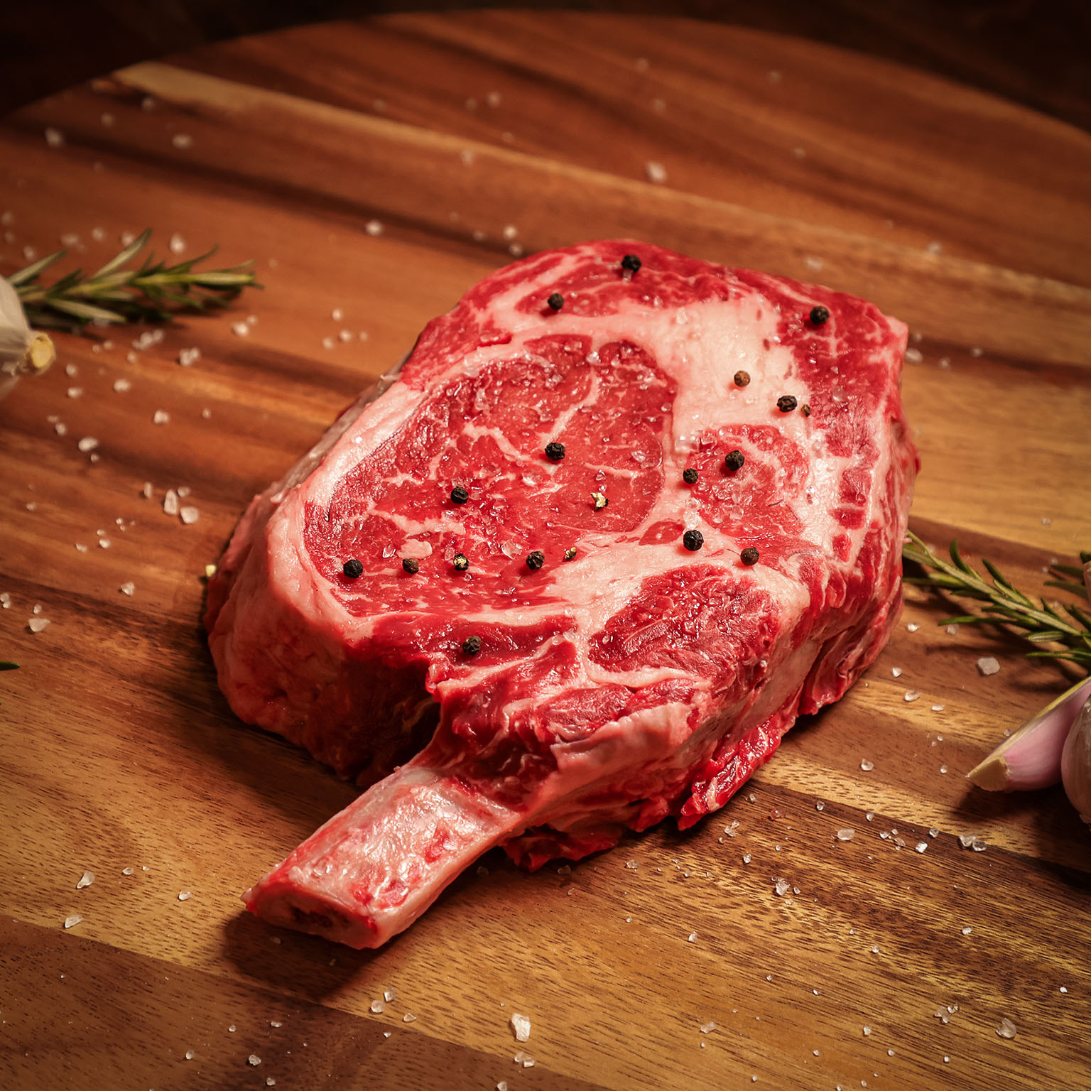 Cowboy Steak Akaushi Wagyu Beef Hook and Cleaver Ranch