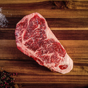 Kansas City Steak NY Strip Steak 1.75 Akaushi Wagyu Beef Hook and Cleaver Ranch